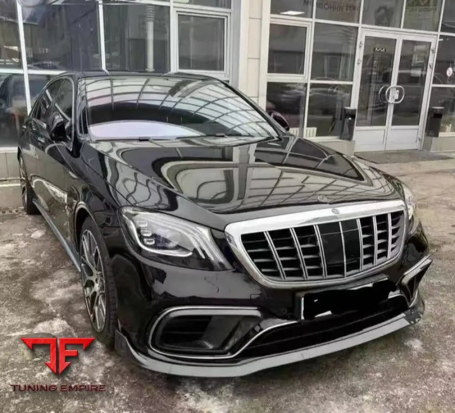 MERCEDES-BENZ W222 S63 CARBON FIBER BODY KIT FRONT LIP DIFFUSER