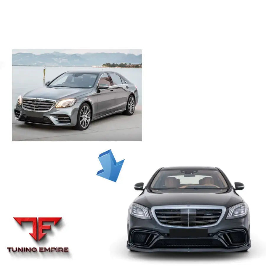 MERCEDES-BENZ W222 S63 S65 B700 BODY KIT UPGRADE FRONT BUMPER GRILLE
