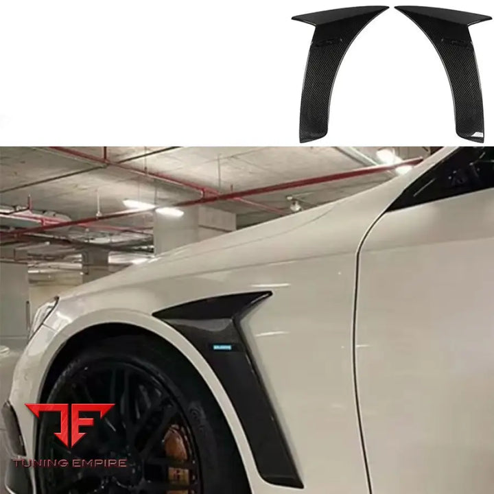 MERCEDES-BENZ W222 S63 S65 CARBON FIBER FENDER FLARES AIR VENTS