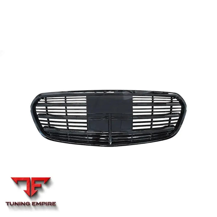 MERCEDES-BENZ W223 GLOSSY BLACK FRONT BUMPER GRILLE SPORT RACING TRIM