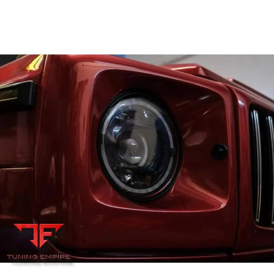 MERCEDES BENZ W463 W464 CAR HEAD LIGHT SILVER BLACK LED