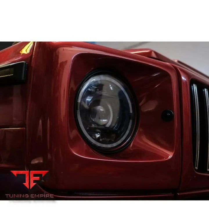 MERCEDES BENZ W463 W464 CAR HEAD LIGHT SILVER BLACK LED