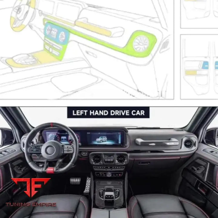 MERCEDES BENZ W463A G500 G63 CENTER CONSOLE INTERIOR CAR ACCESSORIES