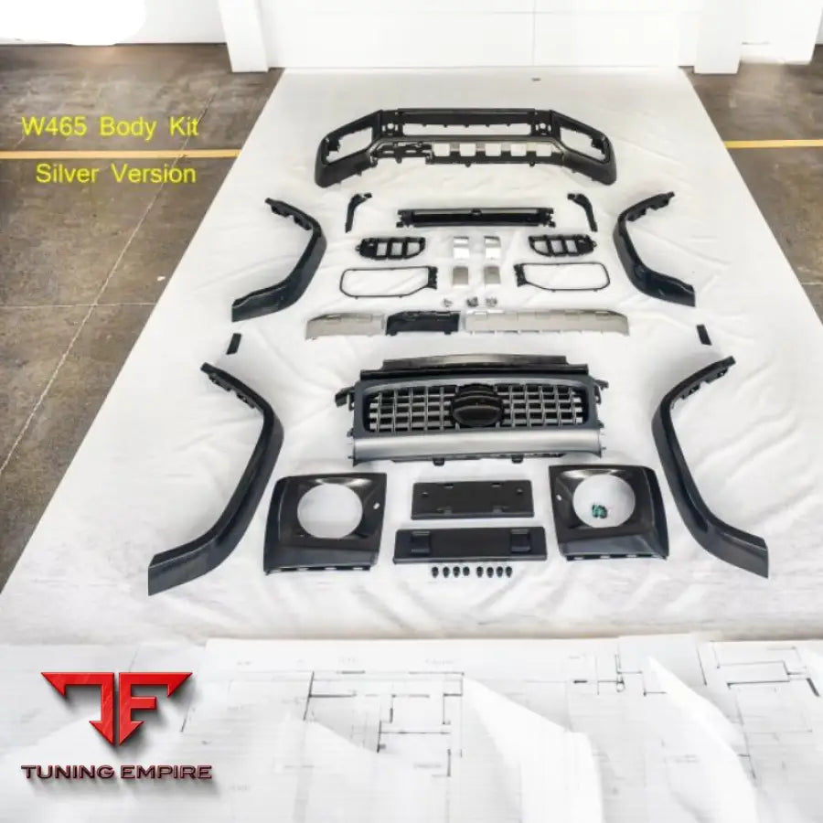 MERCEDES BENZ W463A W464 G500 G400 G350 G550 SILVER BLACK BODY KIT