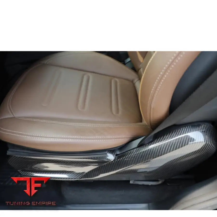 MERCEDES BENZ W463A W464 G500 G63 SEAT TRIM CARBON FIBER MATERIAL CAR BODYKIT