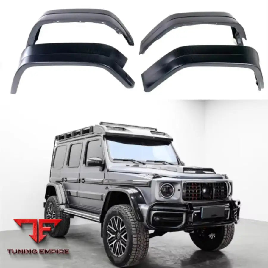 MERCEDES BENZ W463A W464 G63 G500 CARBON FIBER OVER FENDER WHEEL ARCH