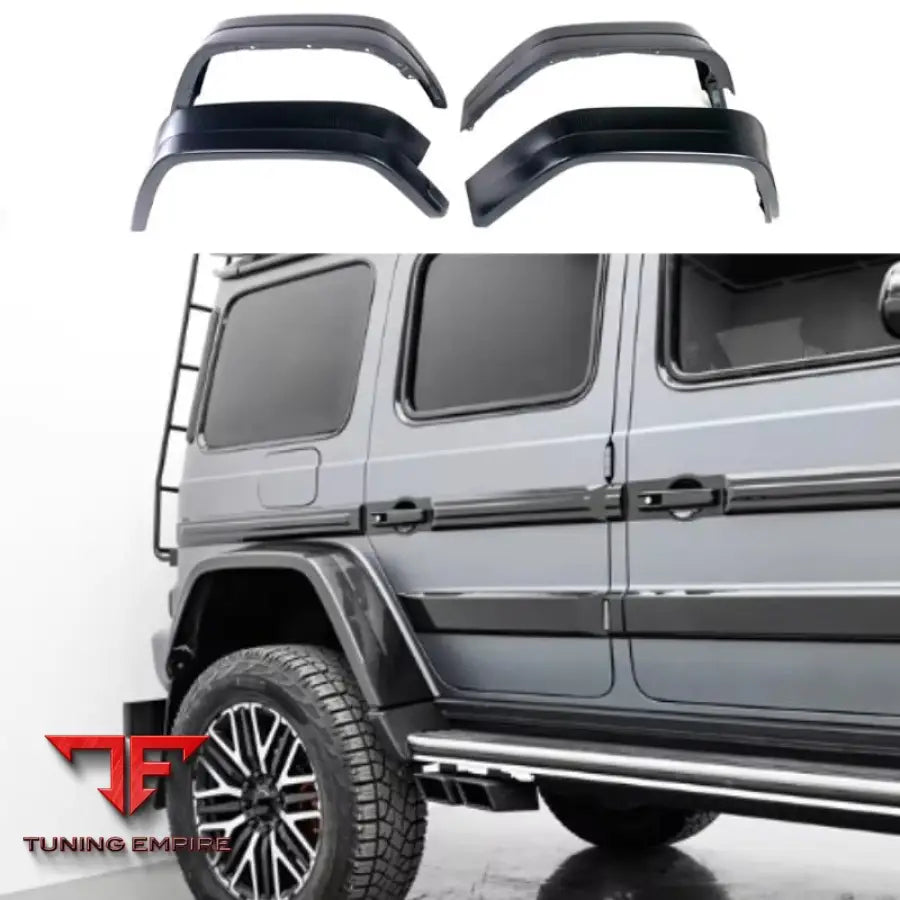 MERCEDES BENZ W463A W464 G63 G500 CARBON FIBER OVER FENDER WHEEL ARCH
