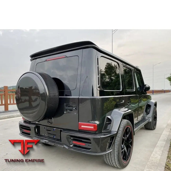 MERCEDES BENZ W463A W464 TRUNK ROOF SPOILER DRY CARBON FIBER