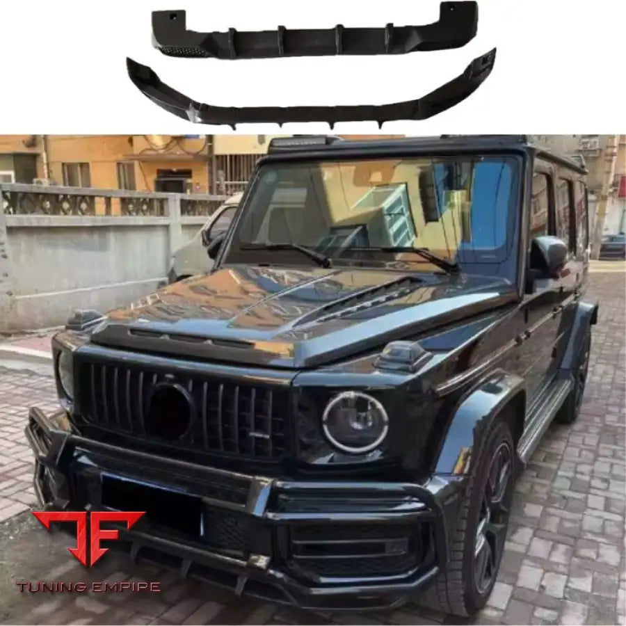 MERCEDES BENZ W464 G63 DRY CARBON FIBER FRONT LIP REAR DIFFUSER