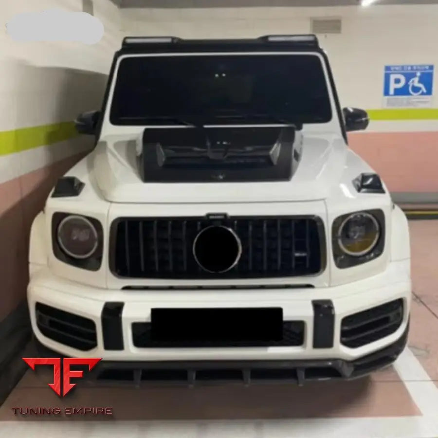 MERCEDES BENZ W464 G63 DRY CARBON FIBER FRONT LIP REAR DIFFUSER
