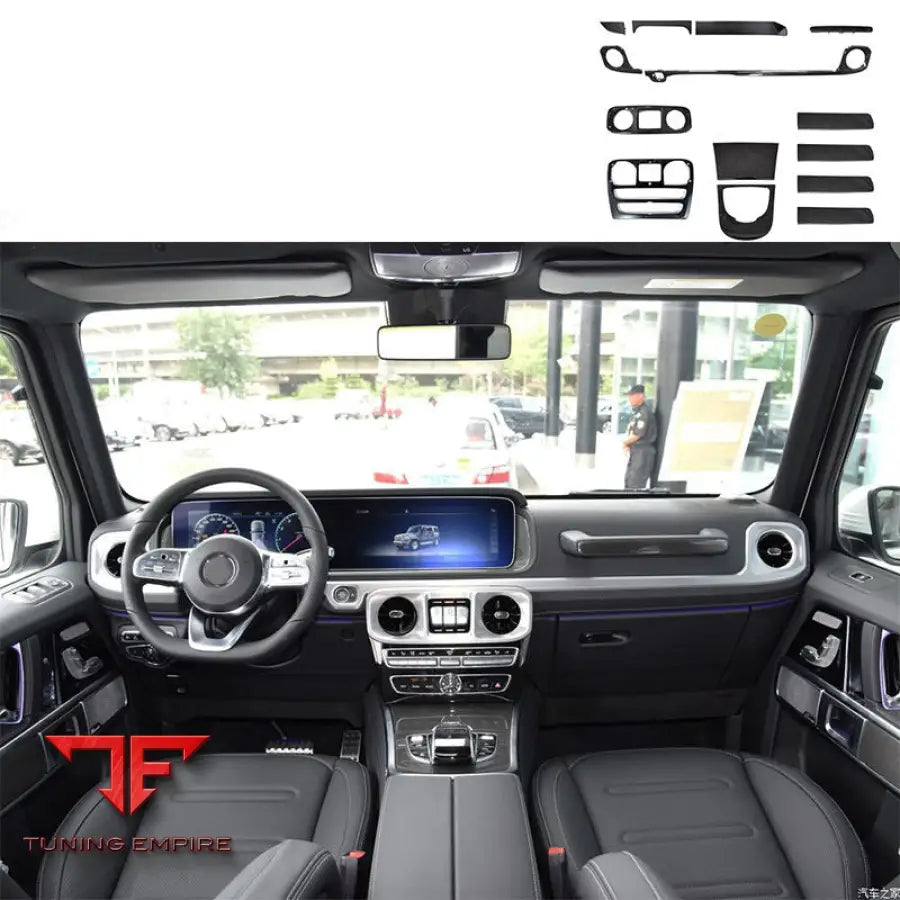 MERCEDES BENZ W464 G63 G500 LUXURY INTERIOR TRIM KIT DRY CARBON FIBER