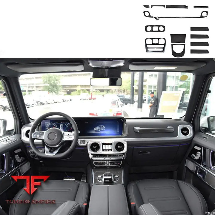 MERCEDES BENZ W464 G63 G500 LUXURY INTERIOR TRIM KIT DRY CARBON FIBER