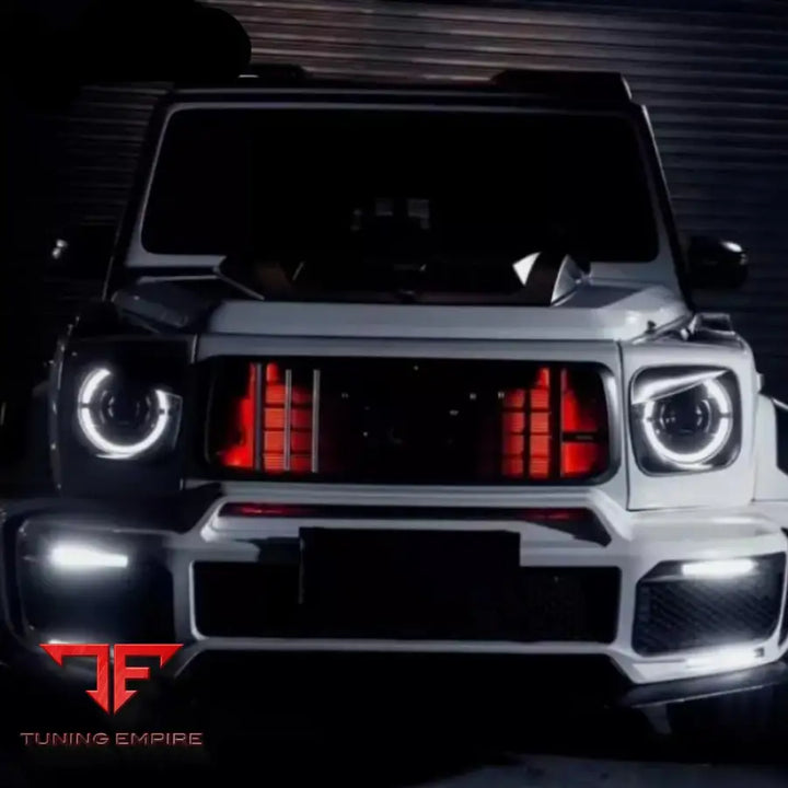 MERCEDES BENZ W464 G63 W463A DRY CARBON FIBER HEADLIGHT FRAME COVER TRIM