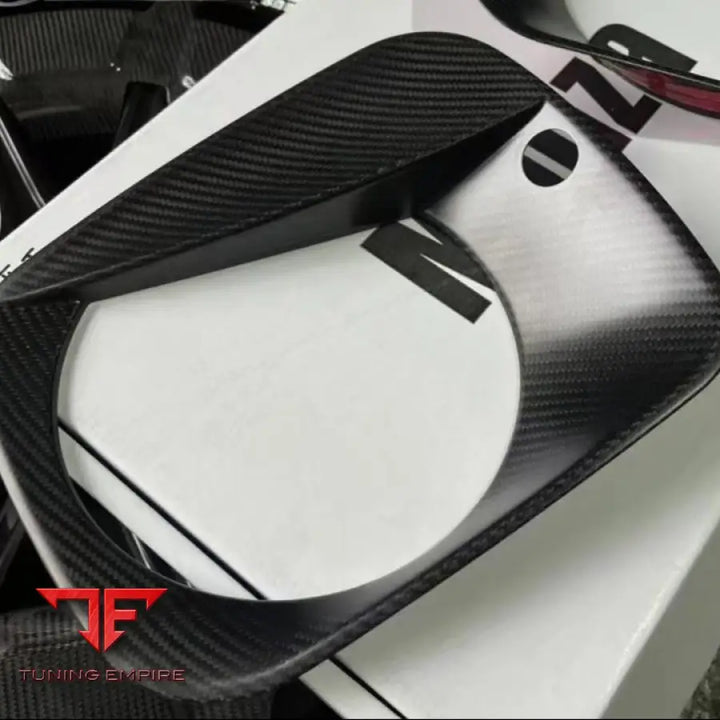 MERCEDES BENZ W464 G63 W463A DRY CARBON FIBER HEADLIGHT FRAME COVER TRIM