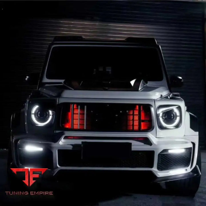 MERCEDES BENZ W464 G63 W463A HEADLIGHT DECORATIVE FRAME DRY CARBON FIBER COVERS