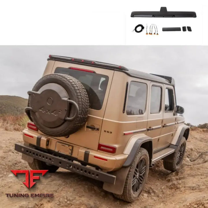 MERCEDES BENZ W464 W463A CARBON FIBER REAR ROOF SPOILER