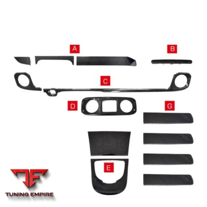 MERCEDES BENZ W464 W463A CAR DRY CARBON FIBER PARTS KIT