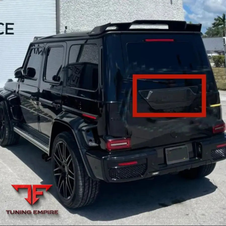 MERCEDES BENZ W464 W463A DRY CARBON FIBER BACK ATTACHMENT