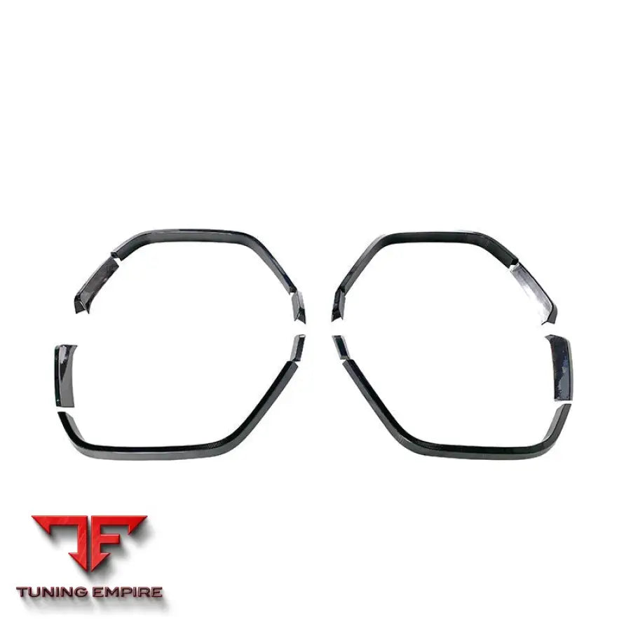 MERCEDES BENZ W464 W463A DRY CARBON FIBER MATERIAL WHEELS ARCHES