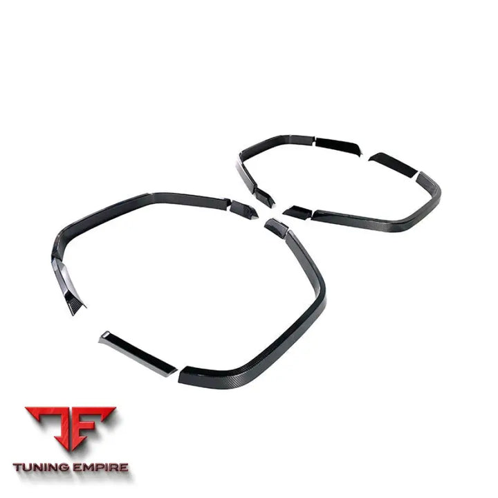 MERCEDES BENZ W464 W463A DRY CARBON FIBER MATERIAL WHEELS ARCHES