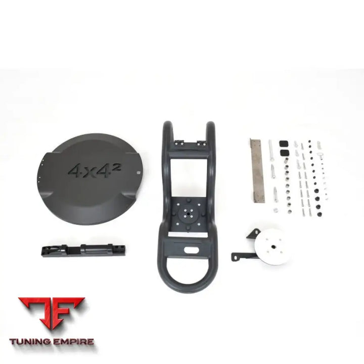 MERCEDES BENZ W464 W463A DRY CARBON FIBER TIRE CARRIER WITH BRACKET