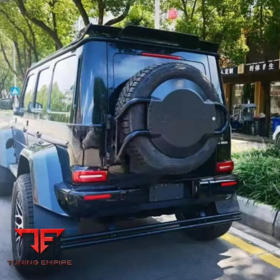 MERCEDES BENZ W464 W463A DRY CARBON FIBER TIRE CARRIER WITH BRACKET