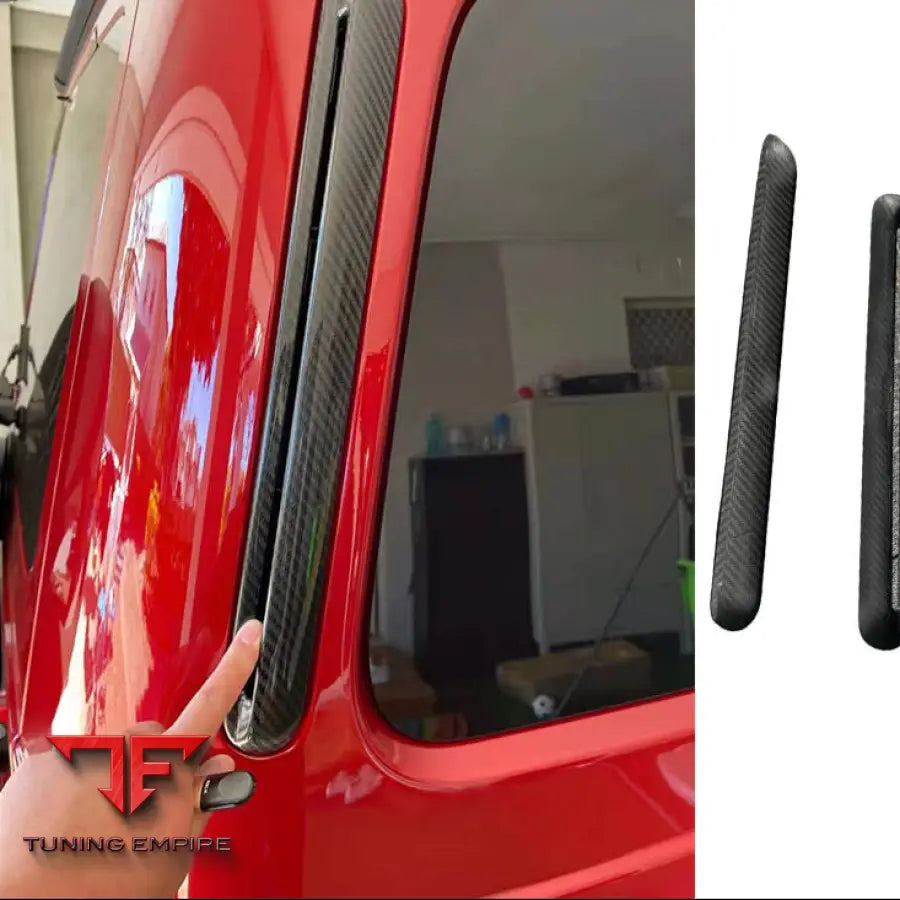 MERCEDES BENZ W464 W463A G500 G63 DRY CARBON FIBER C PILLAR TRIM