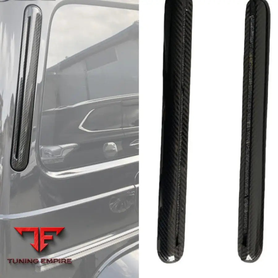 MERCEDES BENZ W464 W463A G500 G63 DRY CARBON FIBER C PILLAR TRIM
