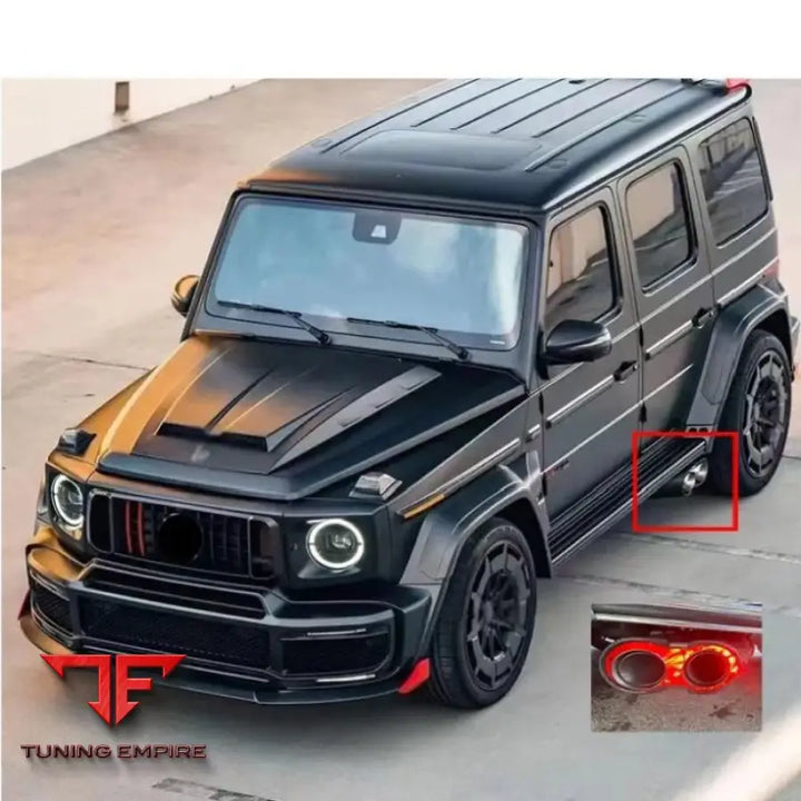 MERCEDES BENZ W464 W463A G500 G63 DRY CARBON FIBER EXHAUST