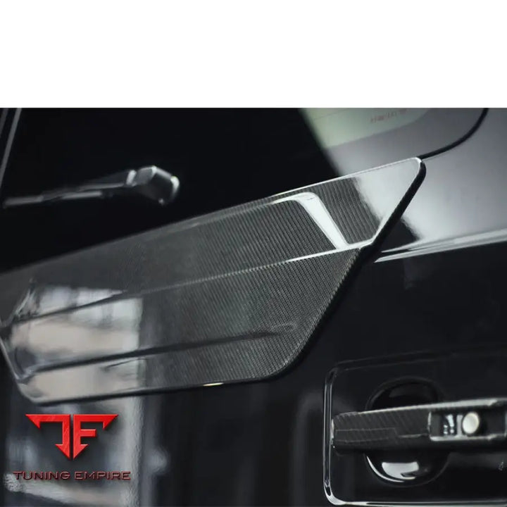 MERCEDES BENZ W464 W463A G500 G63 G550 DRY CARBON FIBER MATERIAL REAR DOOR COVER CAR