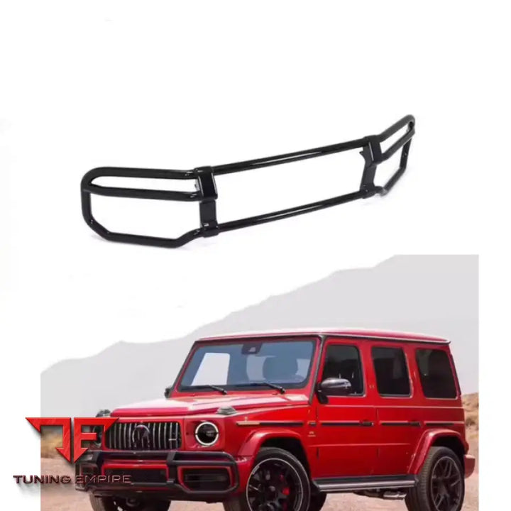 MERCEDES BENZ W464 W463A G63 BLACK OR SILVER FRONT BUMPER GUARD FIT
