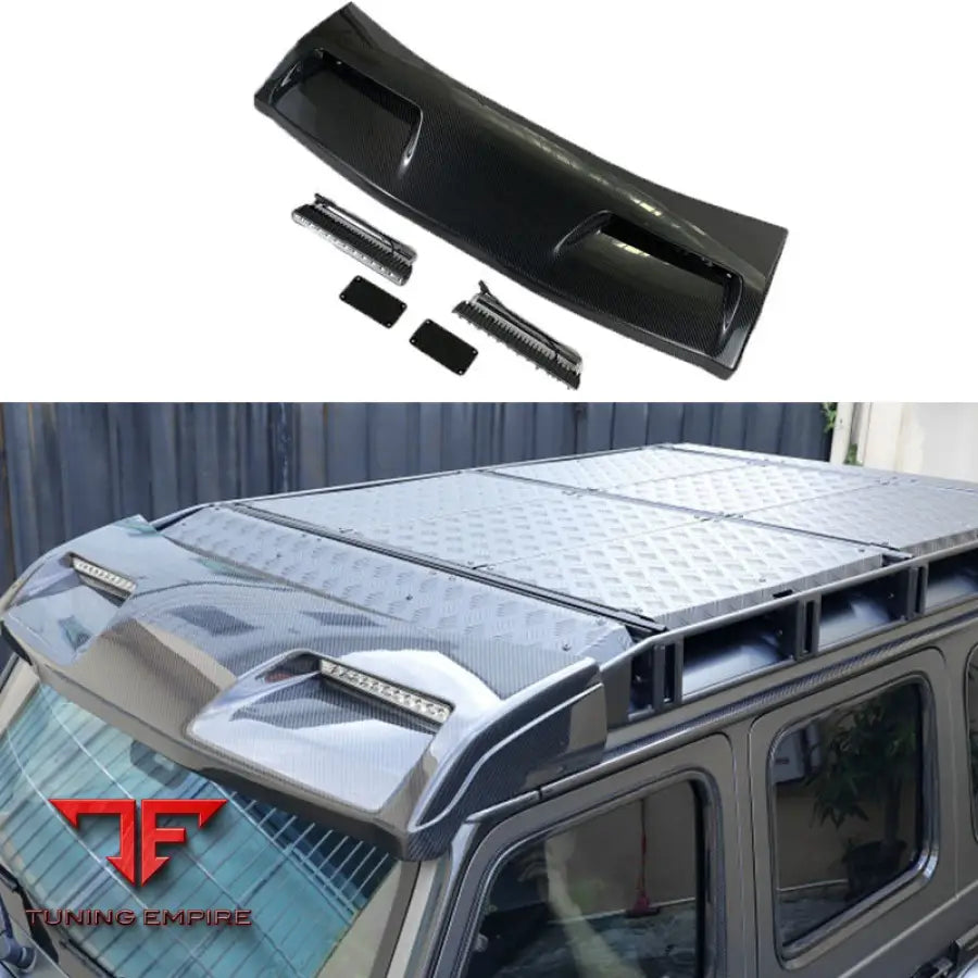 MERCEDES BENZ W464 W463A G63 CARBON FIBER ROOF SPOILER