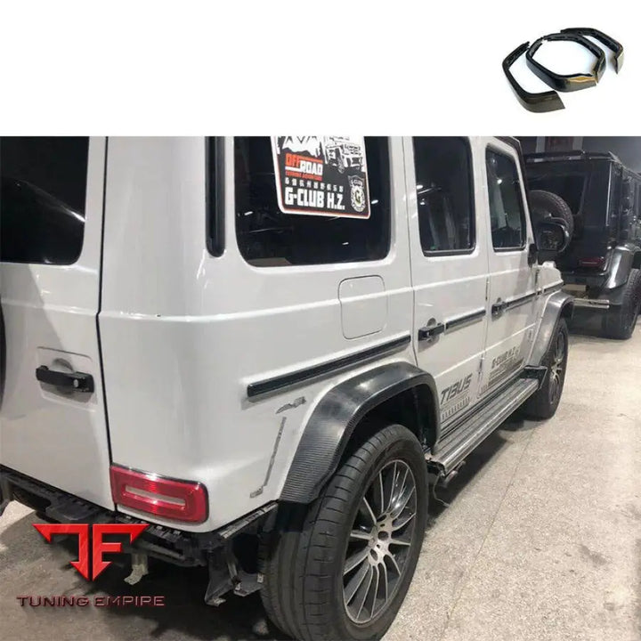 MERCEDES BENZ W464 W463A G63 DRY CARBON FIBER OVER FENDERS