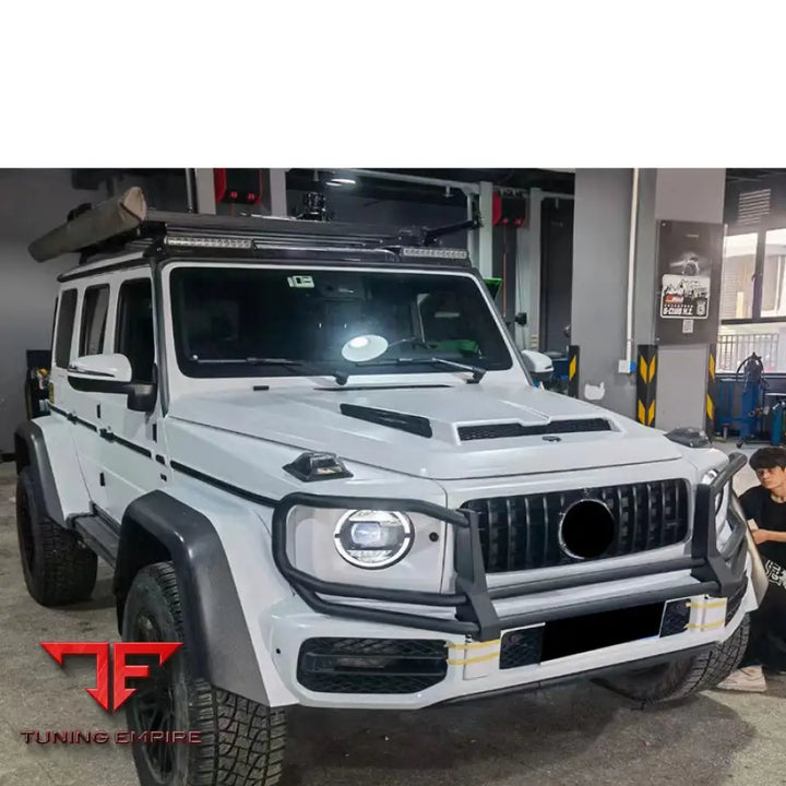 MERCEDES BENZ W464 W463A STAINLESS STEEL MATERIAL FRONT BUMPER COVER