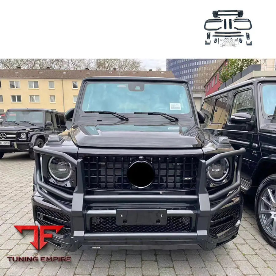 MERCEDES BENZ W464 W463A STAINLESS STEEL MATERIAL FRONT BUMPER COVER