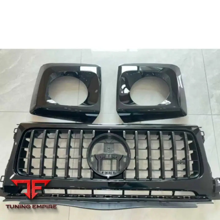 MERCEDES BENZ W465 G500 G63 GRILLE HEADLIGHT COVER UPGRADE TO 2025 VERSION