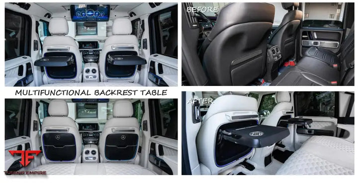MERCEDES G-CLASS W464 MULTIFUNCTIONAL BACKREST TABLES