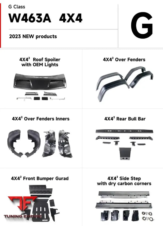 MERCEDES G63 4x4 W464 PARTS