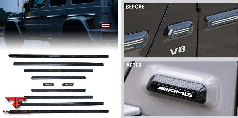 MERCEDES G63 ILLUMINATED SIDE LINE PANELS