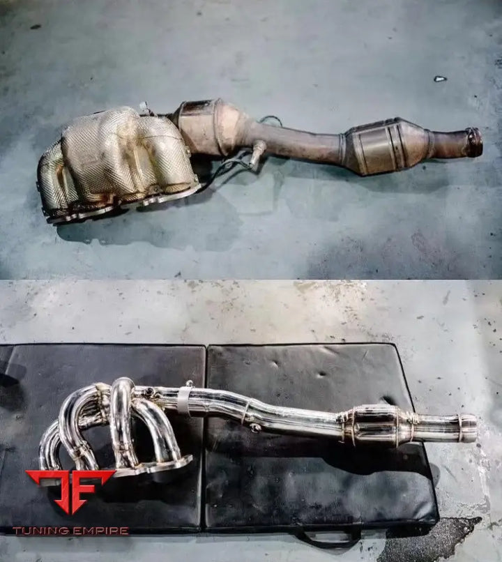 MERCEDES SLS AMG PERFORMANCE HEADERS WITH DOWNPIPES