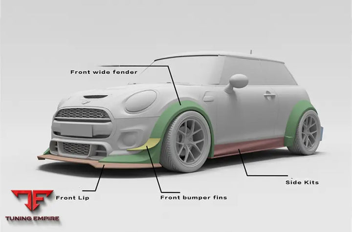 MINI COOPER CARBON FIBER BODY KIT PARTS