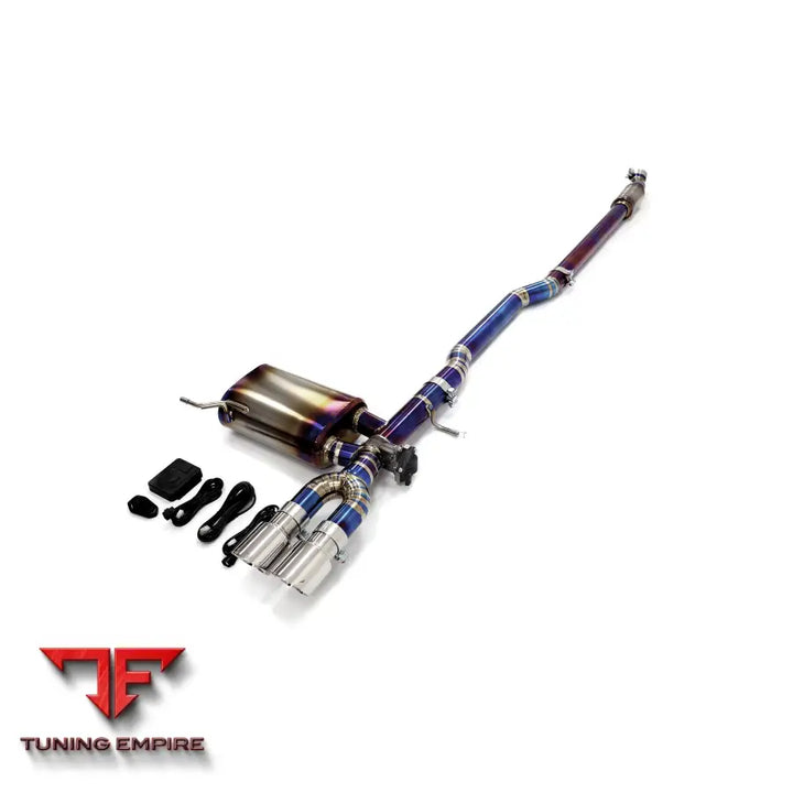 MINI F56 B48 2.0T TITANIUM CATBACK EXHAUST WITH MUFFLER VALVE