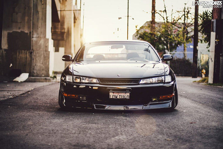 NISSAN 240SX on custom forged wheels