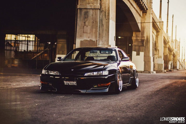 NISSAN 240SX on custom forged wheels