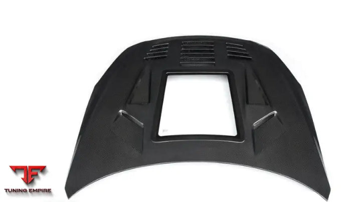 NISSAN GTR NISMO CARBON FIBER TEMPERED GLASS HOOD