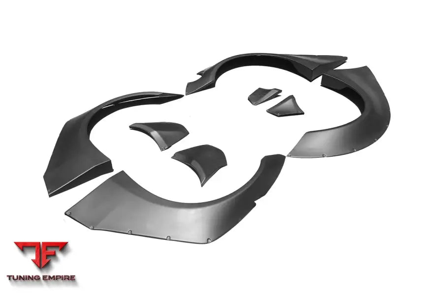 NISSAN GTR R35 CBA/DBA DE STYLE WIDE FENDER FLARES BSD