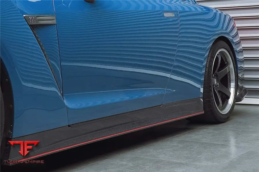NISSAN GTR R35 CBA & DBA & EBA 2024-NISMO STYLE CARBON FIBER SIDE SKIRTS BSD