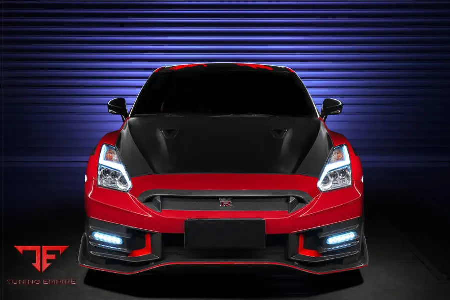 NISSAN GTR R35 CBA & DBA & EBA 2024-NISMO STYLE PART CARBON FIBER FRONT BUMPER BSD