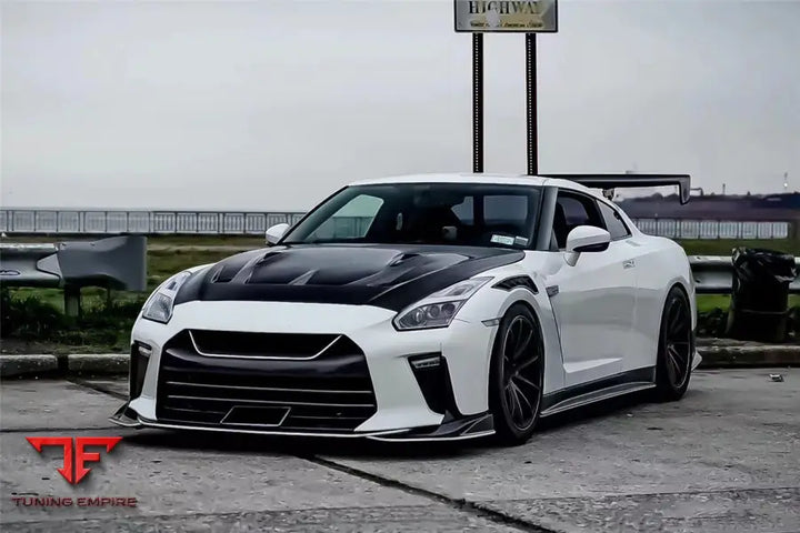 NISSAN GTR R35 CBA & DBA & EBA BKSSII STYLE CARBON FIBER HOOD BSD