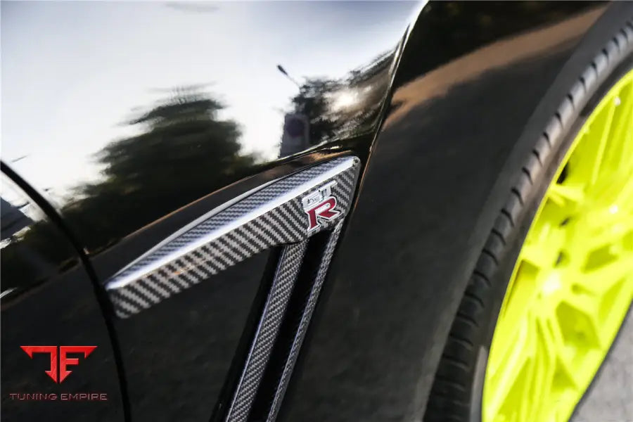 NISSAN GTR R35 CBA/DBA/EBA CARBON FIBER FENDER VENTS BSD